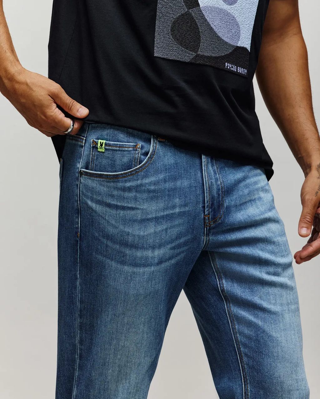 Mens emerson slim fit denim pant