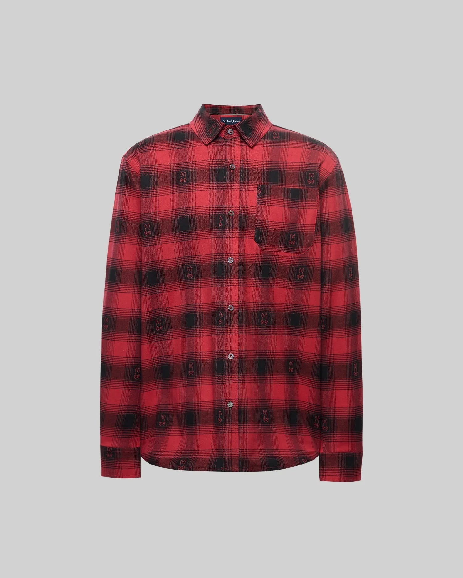 Mens kurt plaid flannel shirt